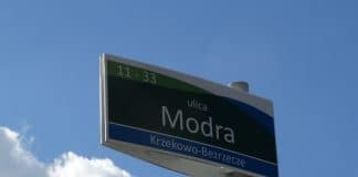 tablice z nazwami ulic w Szczecinie
