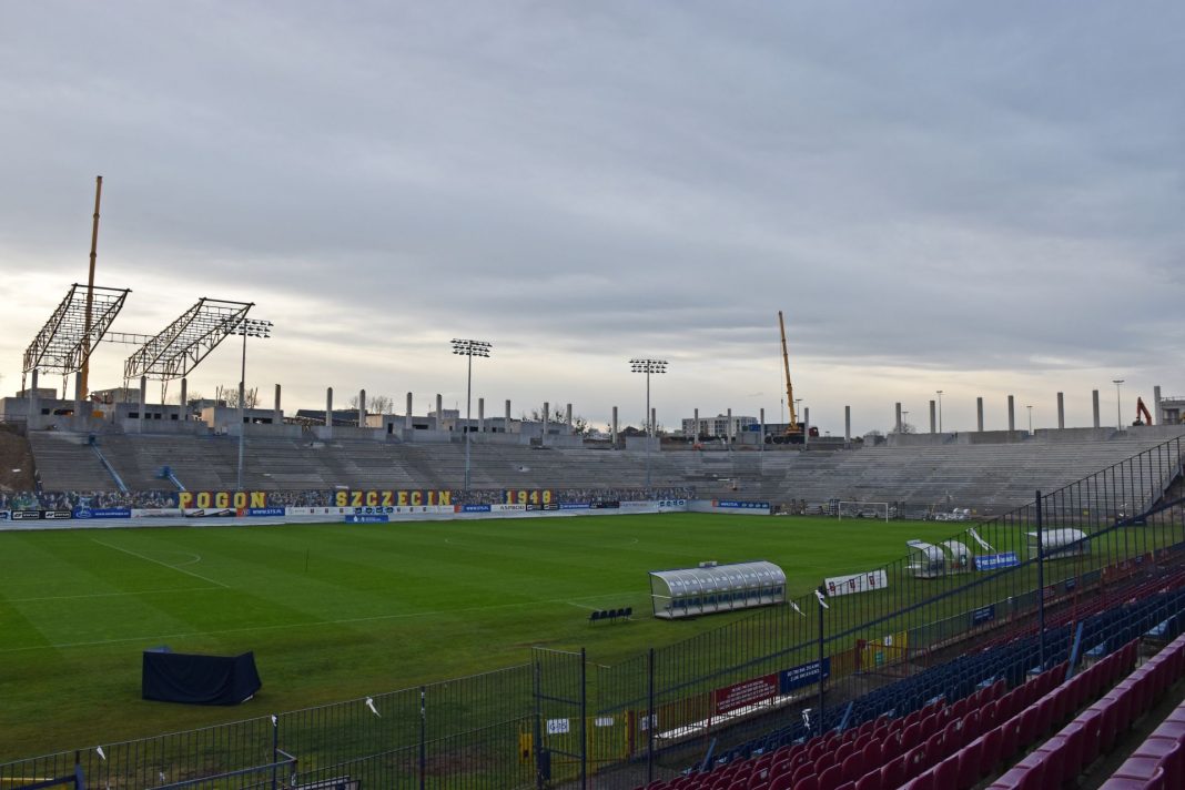 Stadion Miejski postęp prac grudzień 2019