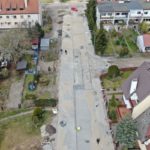 przebudowa ulic Dąbie postęp prac kwiecień 2020
