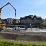 park Warszewo-Podbórz budowa drugi etap postęp prac maj 2020