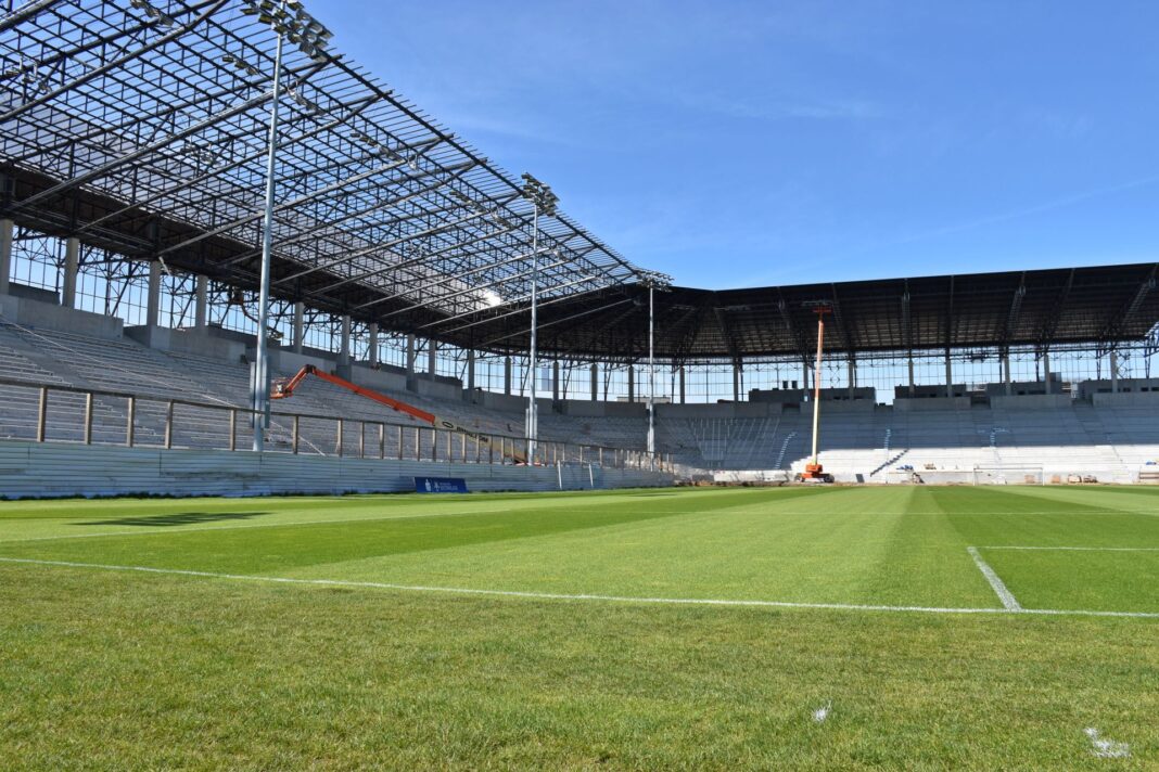 stadion miejski Szczecin stan prac maj 2020