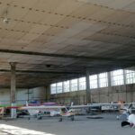 hangar Aeroklub Szczeciński remont
