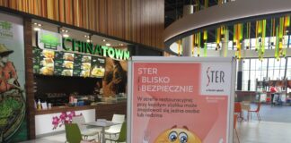 CH Ster Szczecin zakupy strefa restauracyjna