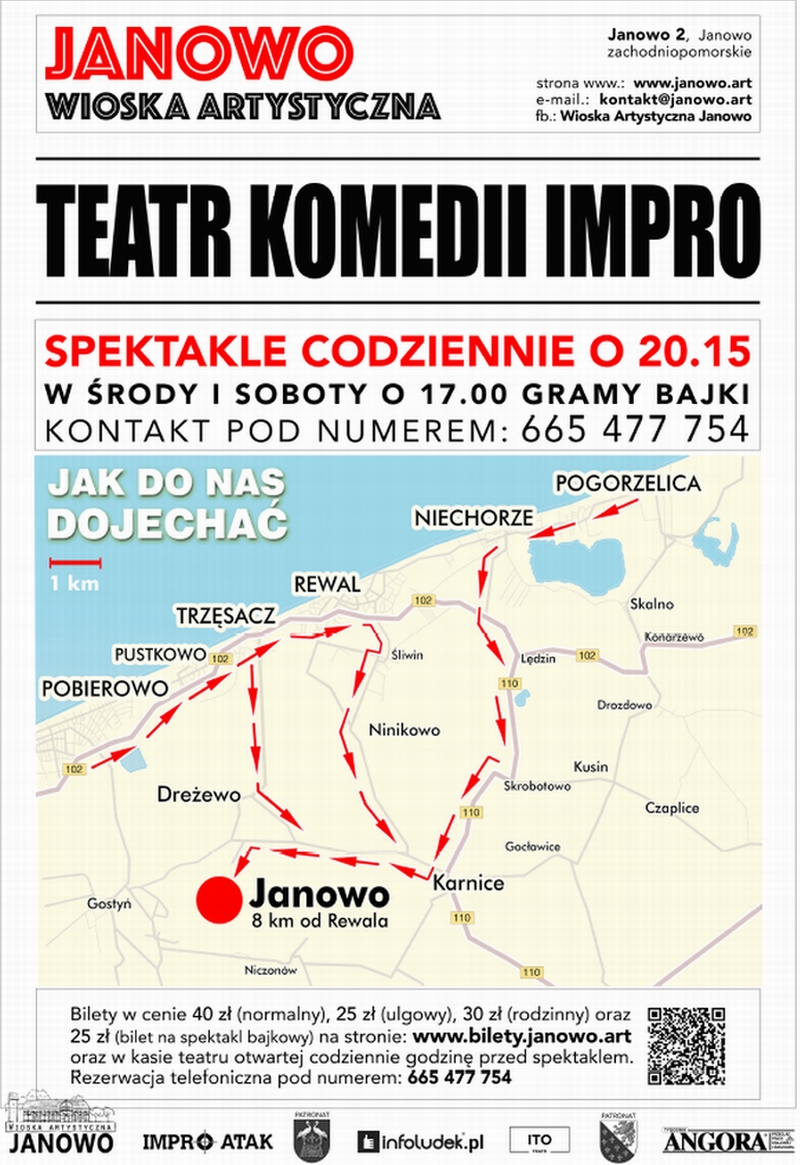 Teatr Komedii Impro Janowo lato 2020