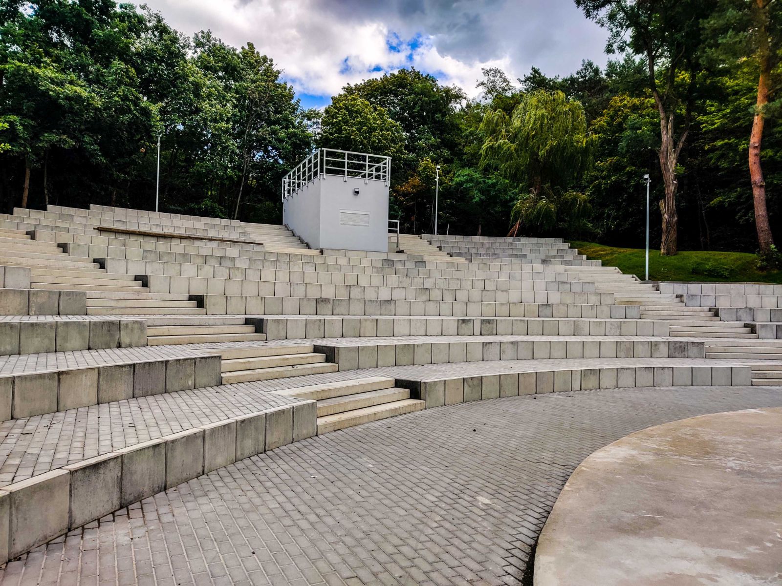 amfiteatr Żydowce postęp prac wrzesień 2020