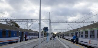 nowe perony trasa Poznań-Szczecin październik 2020