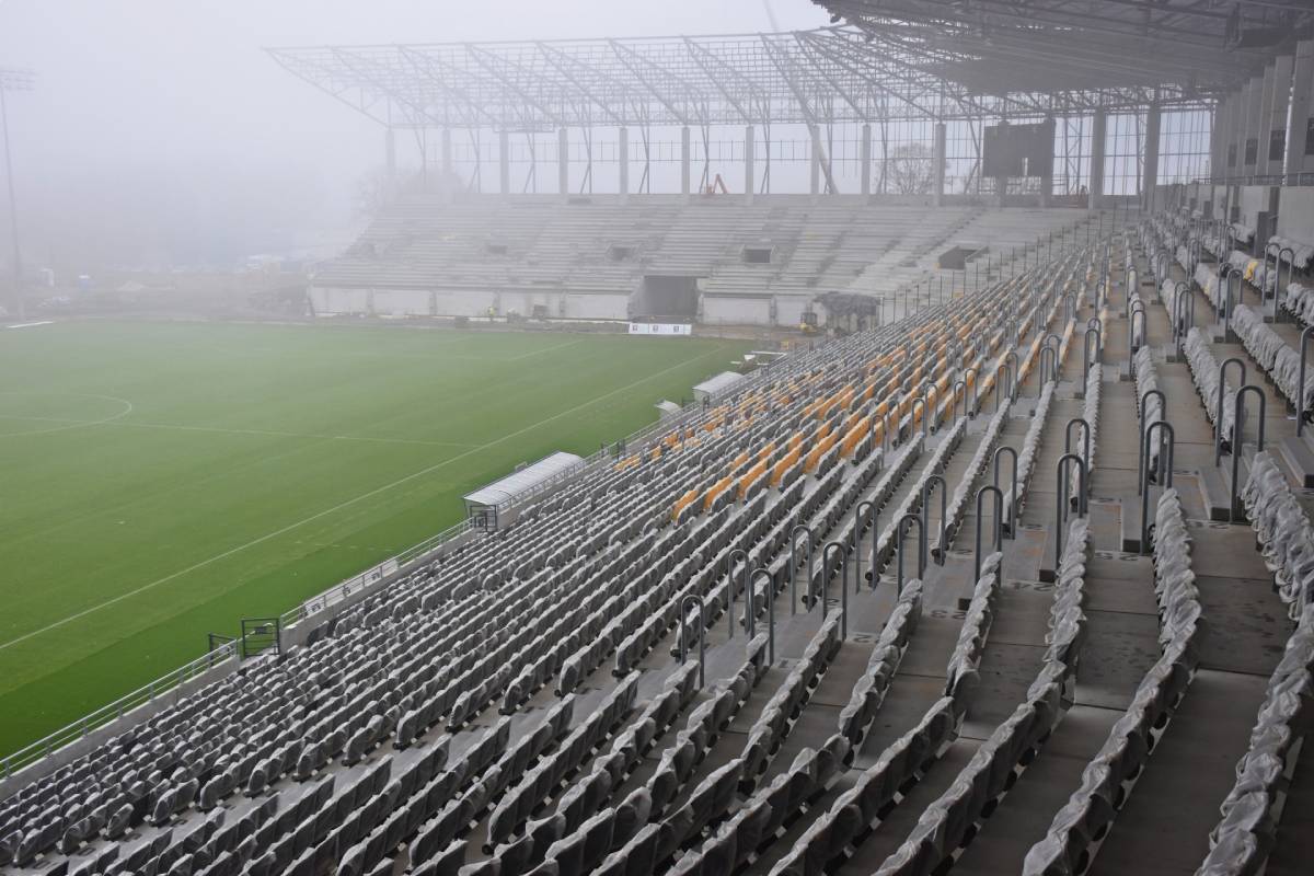 nowe wieści z placu budowy Stadionu Miejskiego Szczecin listopad 2020
