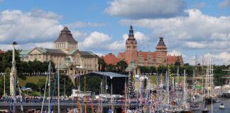 przygotowania do finału Tall Ships Races 2021 w Szczecinie