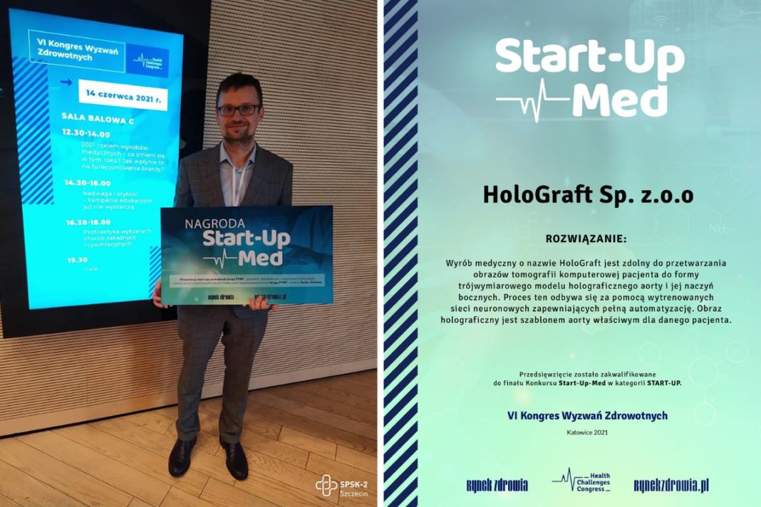HoloGraft w finale konkursu Start-Up-Med