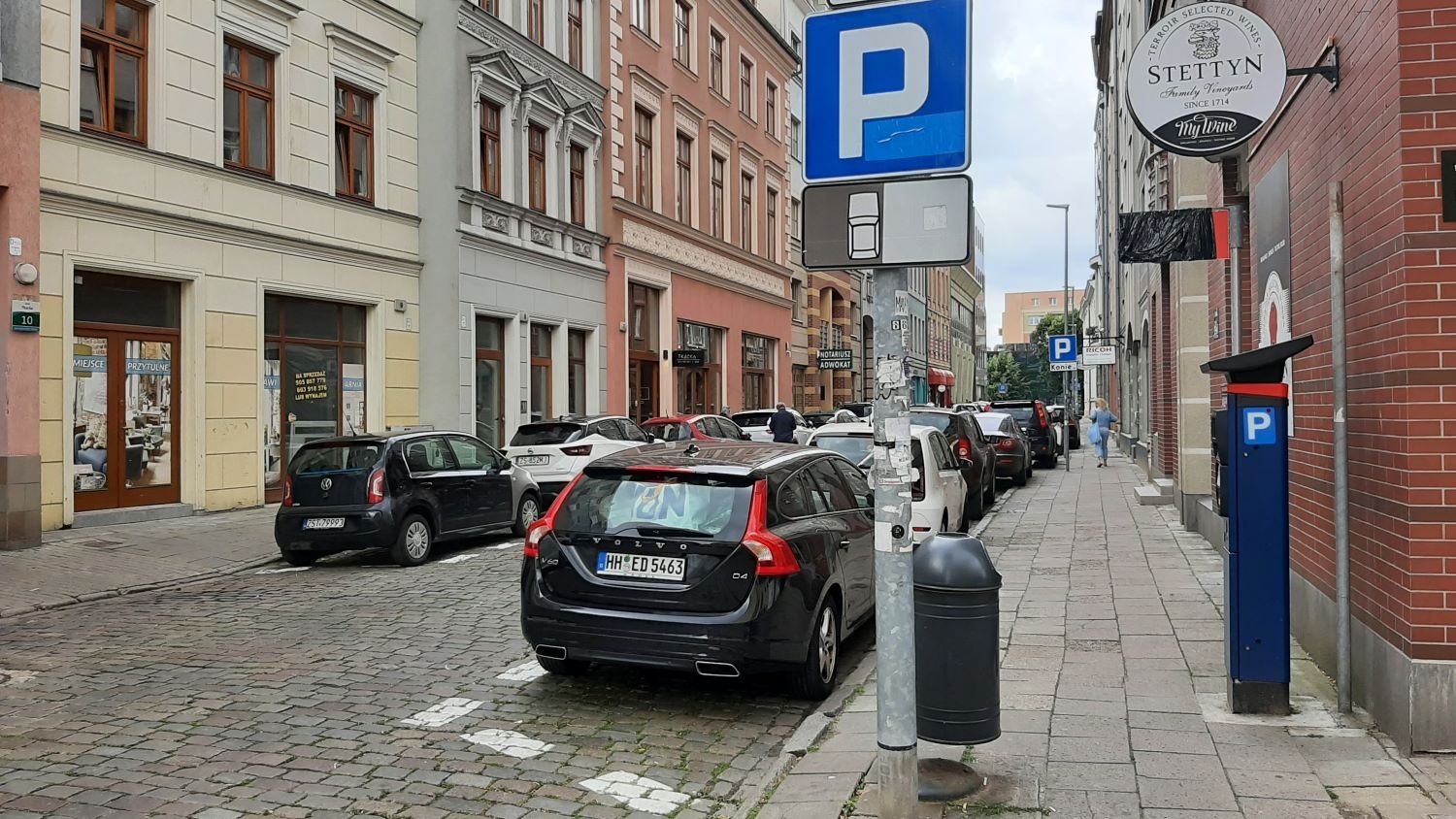 Płatne parkowanie na ulicach Starego Miasta w Szczecinie