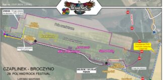 Pol’and’Rock Festival - zmiany na drogach
